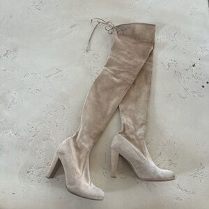 Stuart Weitzman Tan Over-the-Knee Boots